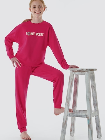 SCHIESSER Pajamas ' Teens Nightwear ' in Pink