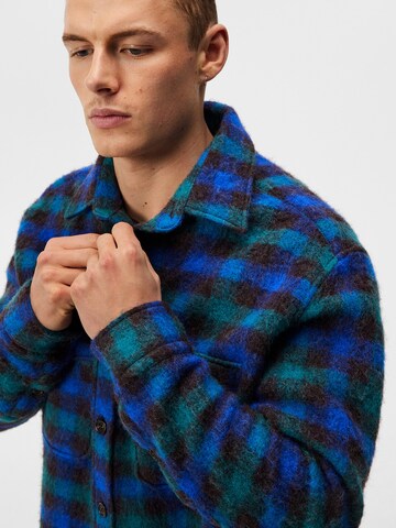 J.Lindeberg Between-Season Jacket 'Carter Check' in Blue