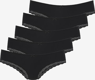 Slip LASCANA en noir : devant