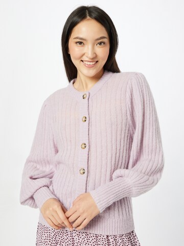 MSCH COPENHAGEN Cardigan 'Cheanna' i lilla: forside