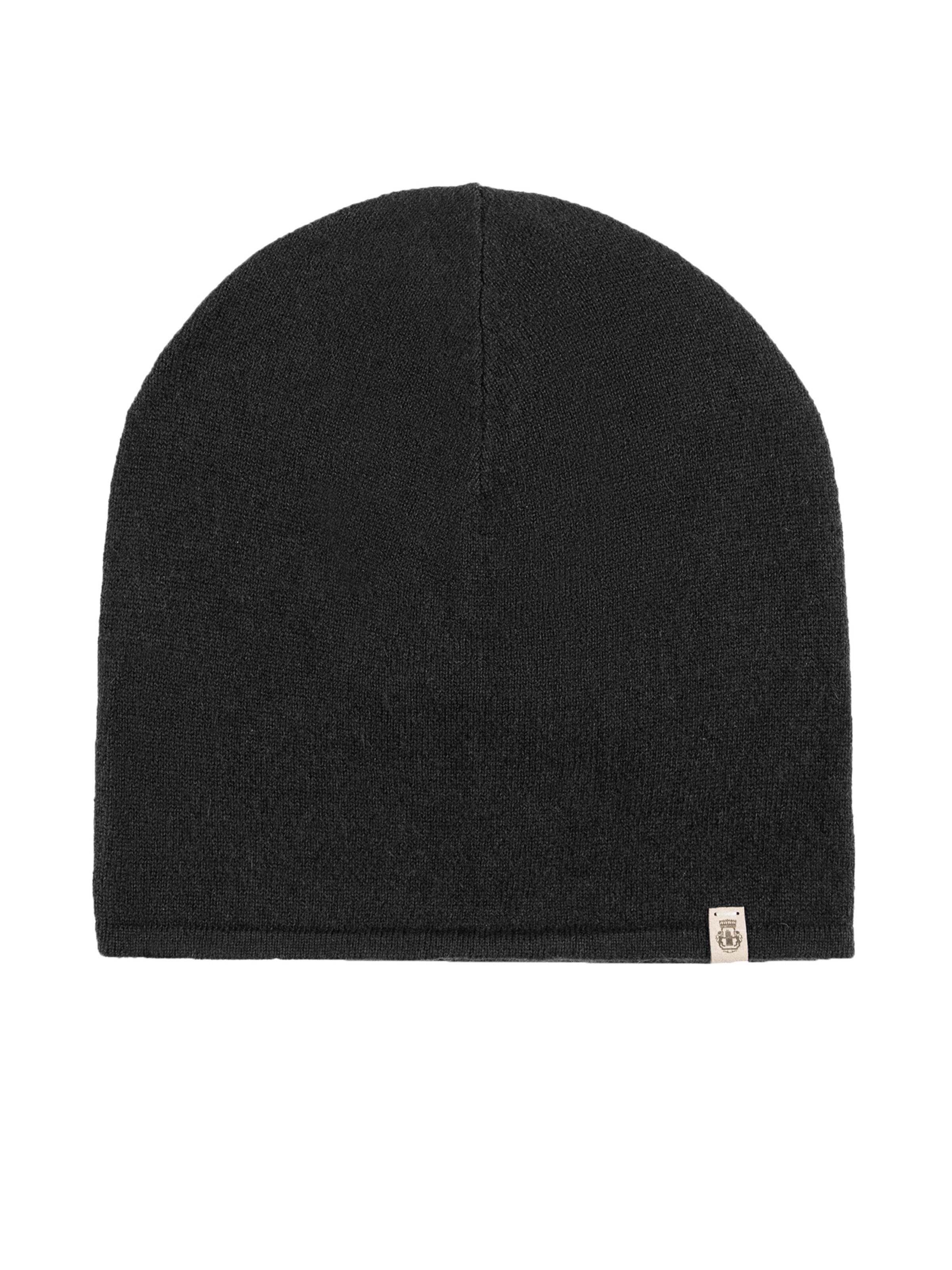 Roeckl Beanie Mütze 'BUSINESS CASHMERE' in Schwarz: Vorderseite