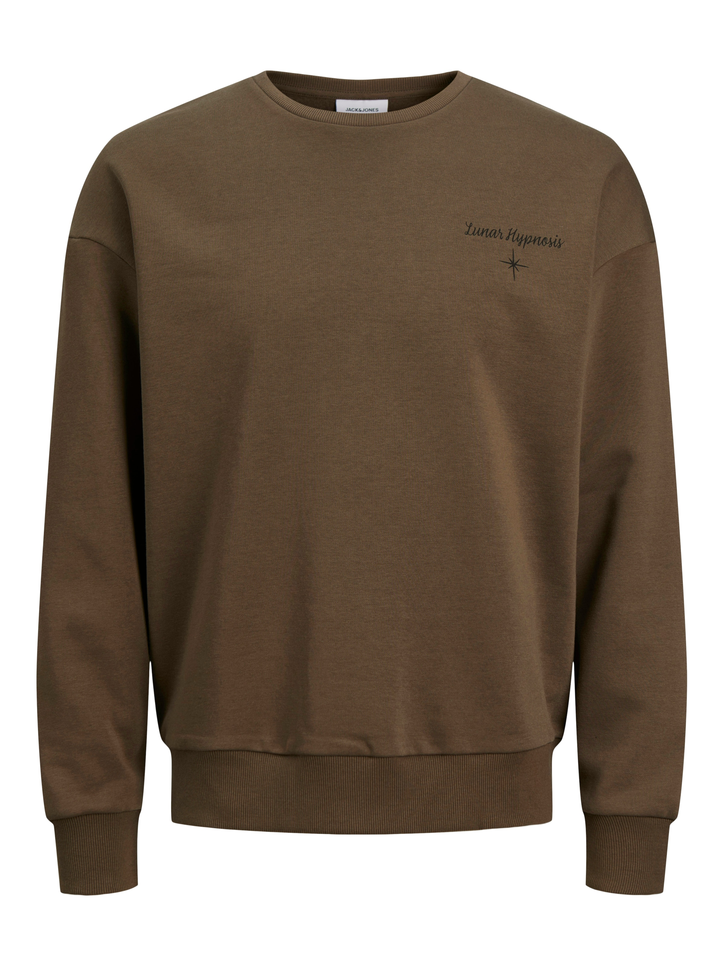 JACK & JONES - Sweatshirt 'JJMystic' em castanho: frente