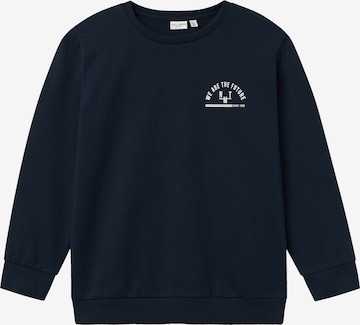 NAME IT Sweatshirt 'VIKRAM' i blå: forside