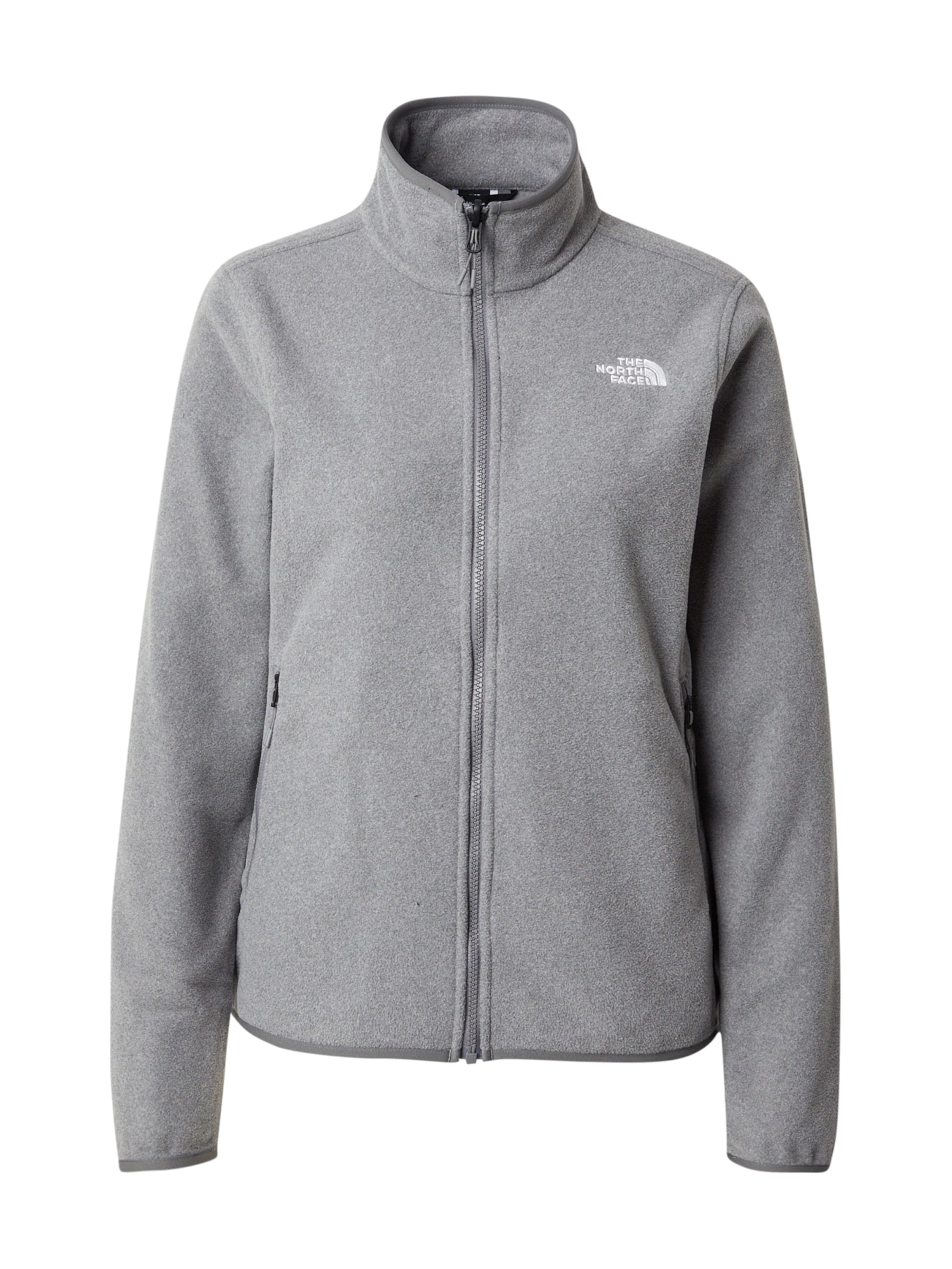 Veste en polaire fonctionnelle 'GLACIER' THE NORTH FACE en gris : devant