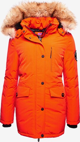Veste d’hiver Superdry en orange : devant