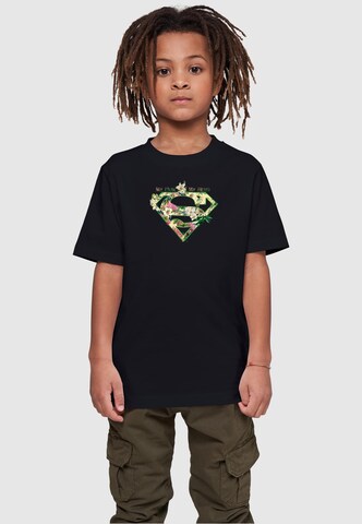 ABSOLUTE CULT T-Shirt 'Mother's Day - Superman My Mum My Hero' in Schwarz: predná strana