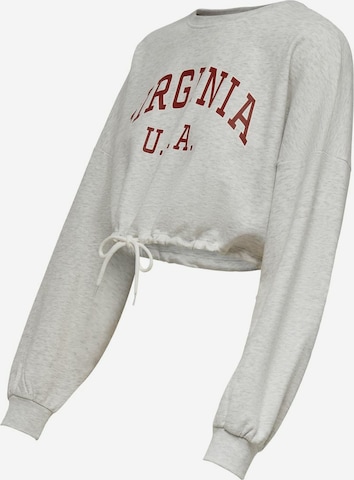 Only Maternity Sweatshirt 'ESSA LIFE' in Grey: front