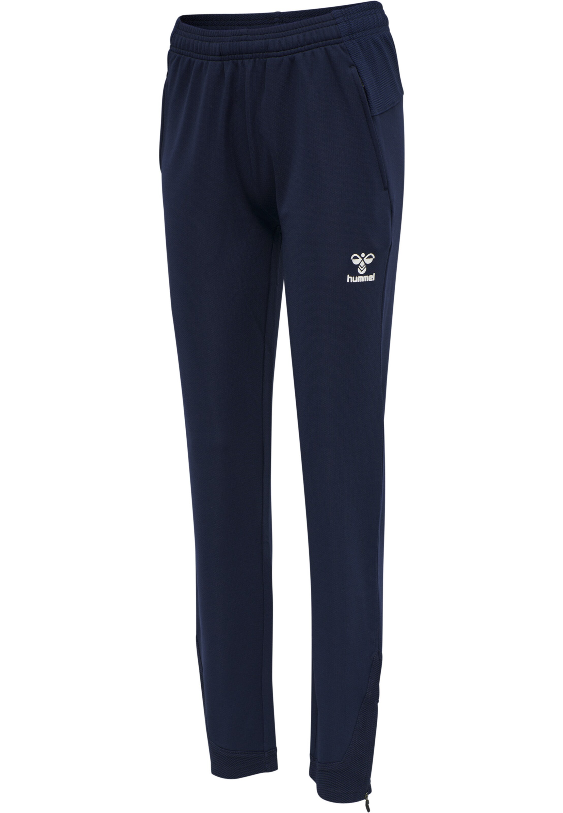 Hummel Slimfit Sporthose 'Poly' in Blau