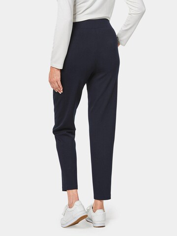 Goldner Slimfit Broek in Blauw