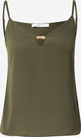 ABOUT YOU Top 'Elia' in Green: front