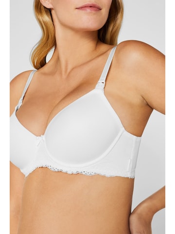 T-shirt Reggiseno da allattamento di Esprit Maternity in bianco