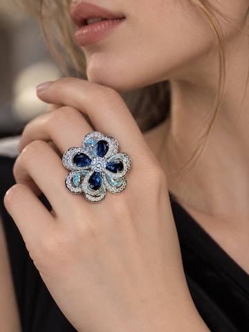 Parure de bijoux 'Floral' LanLivia en bleu