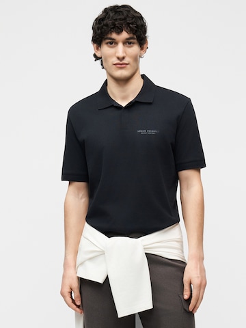 ARMANI EXCHANGE - Camiseta en azul: frente