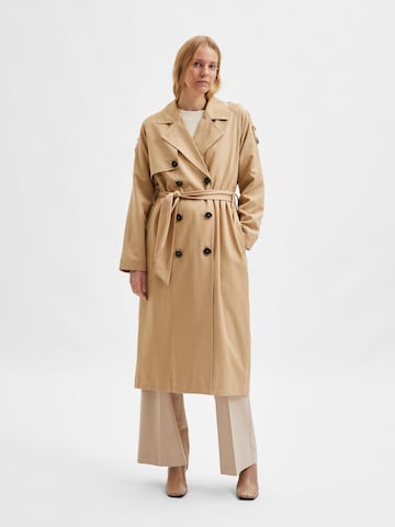 Manteau mi-saison 'New Bren' SELECTED FEMME en beige