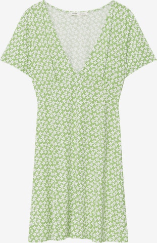 Robe d’été Pull&Bear en vert : devant