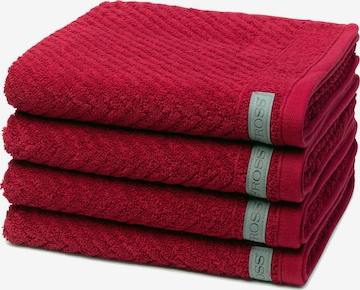 ROSS Towel 'Smart' in Red: front