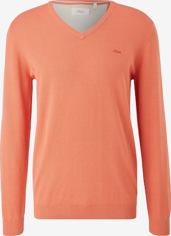 s.Oliver Sweater in Orange: front