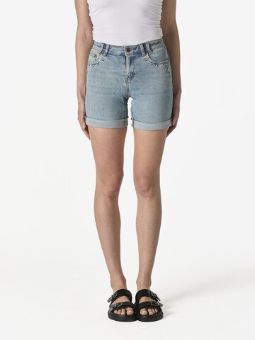 KOROSHISlimfit Traperice - plava boja: prednji dio