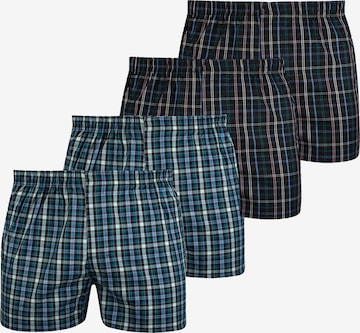Nur Der Boxer shorts ' Check ' in Blue: front