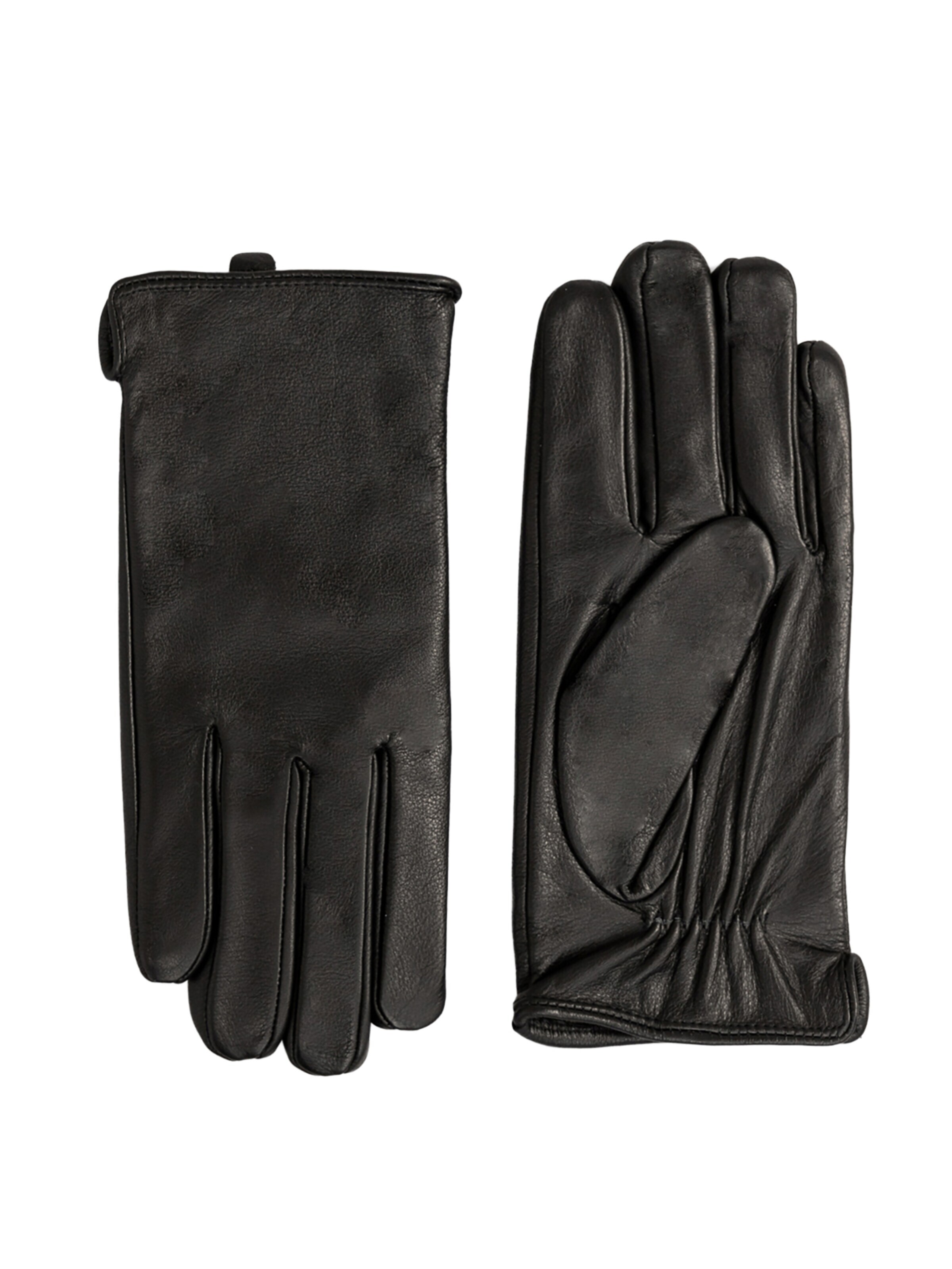 L'Arte Milano Fingerhandschuhe‌‌‌ in Schwarz: Vorderseite
