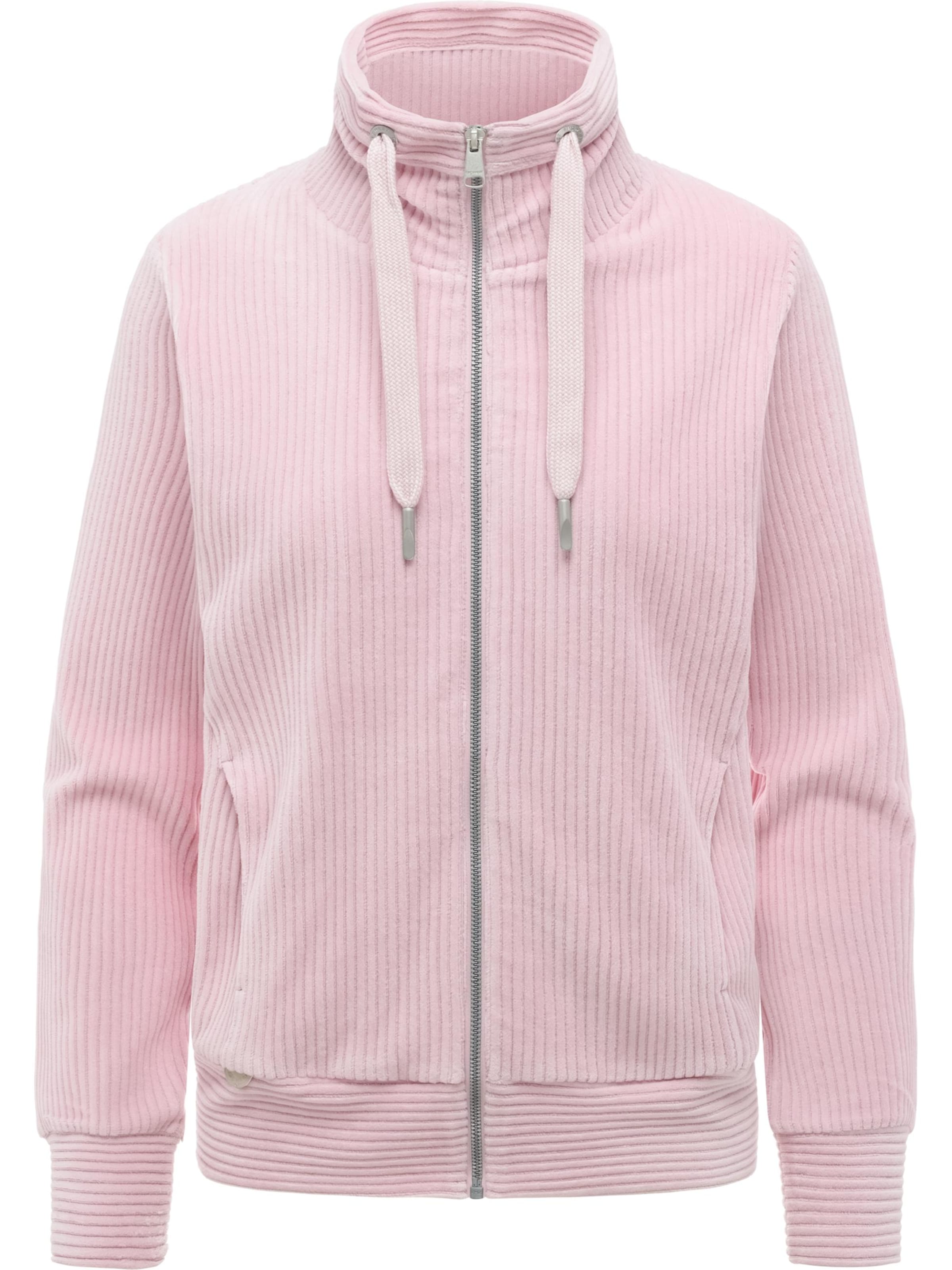 Veste de survêtement 'Ronette' Ragwear en rose : devant