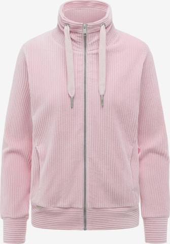 Veste de survêtement 'Ronette' Ragwear en rose : devant