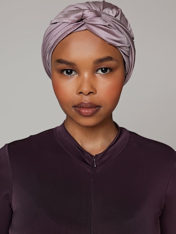 SIYA Swimwear Sporthoofdband 'Headcover - Anti - Slip - Swim-turban' in Lila: voorkant