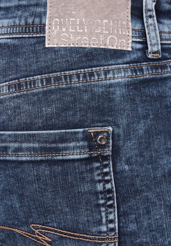 STREET ONE Loosefit Jeans in Blauw