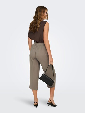 Wide Leg Pantalon 'ONLWinner' ONLY en marron