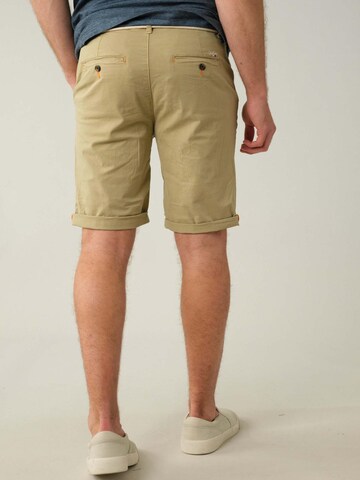Coupe slim Pantalon 'KARMA' Deeluxe en beige