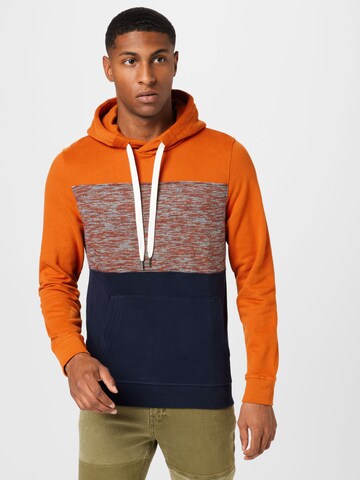 TOM TAILOR Sweatshirt in Orange: predná strana