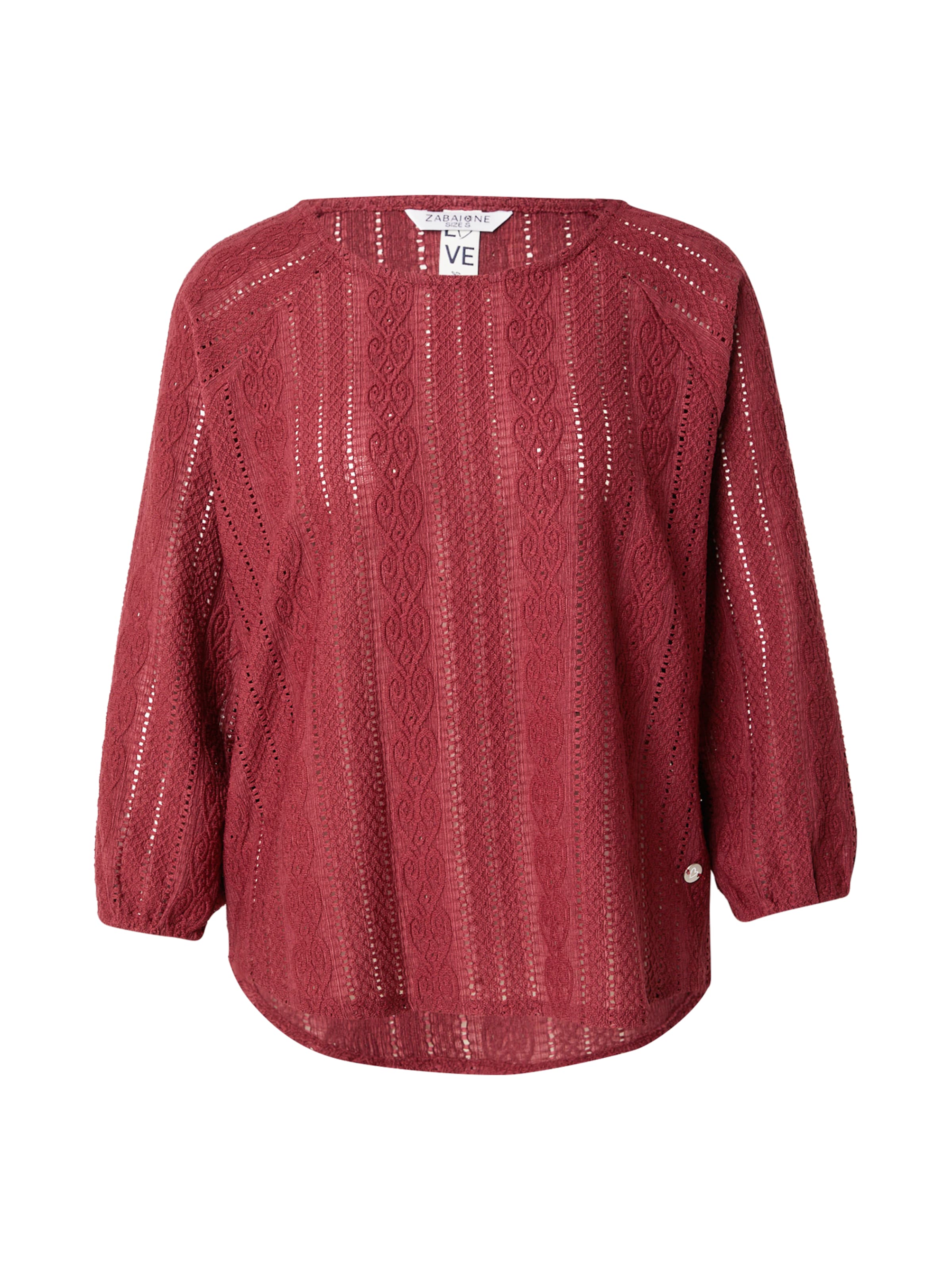ZABAIONE Blouse 'Re44ta' in Red: front