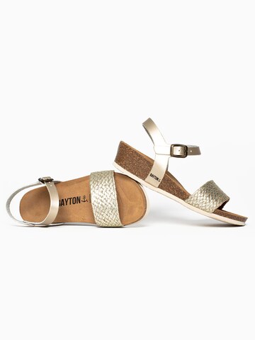 Bayton - Sandalias 'LEGANES' en oro