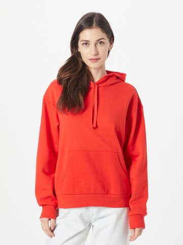 Sweat-shirt Monki en rouge : devant