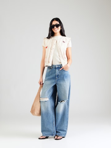 PIECES Bluza 'PCPALMA' | bež barva