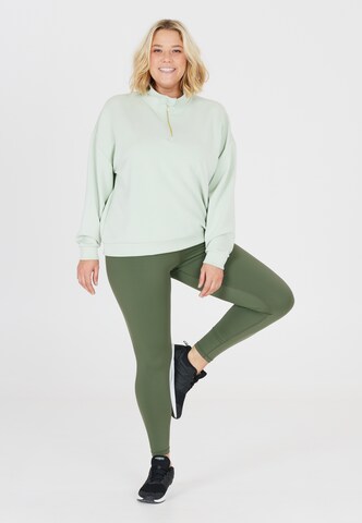 Q by Endurance Skinny Sportbroek 'Floriee' in Groen