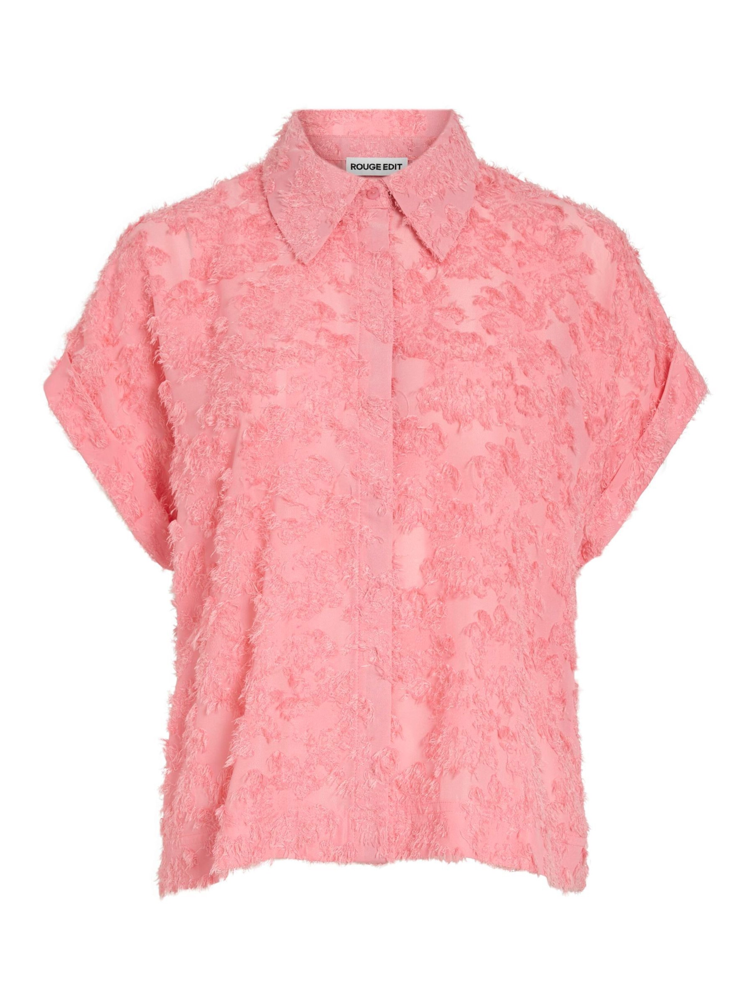 VILA ROUGE EDIT Bluse 'VIKYOTO' i pink: forside