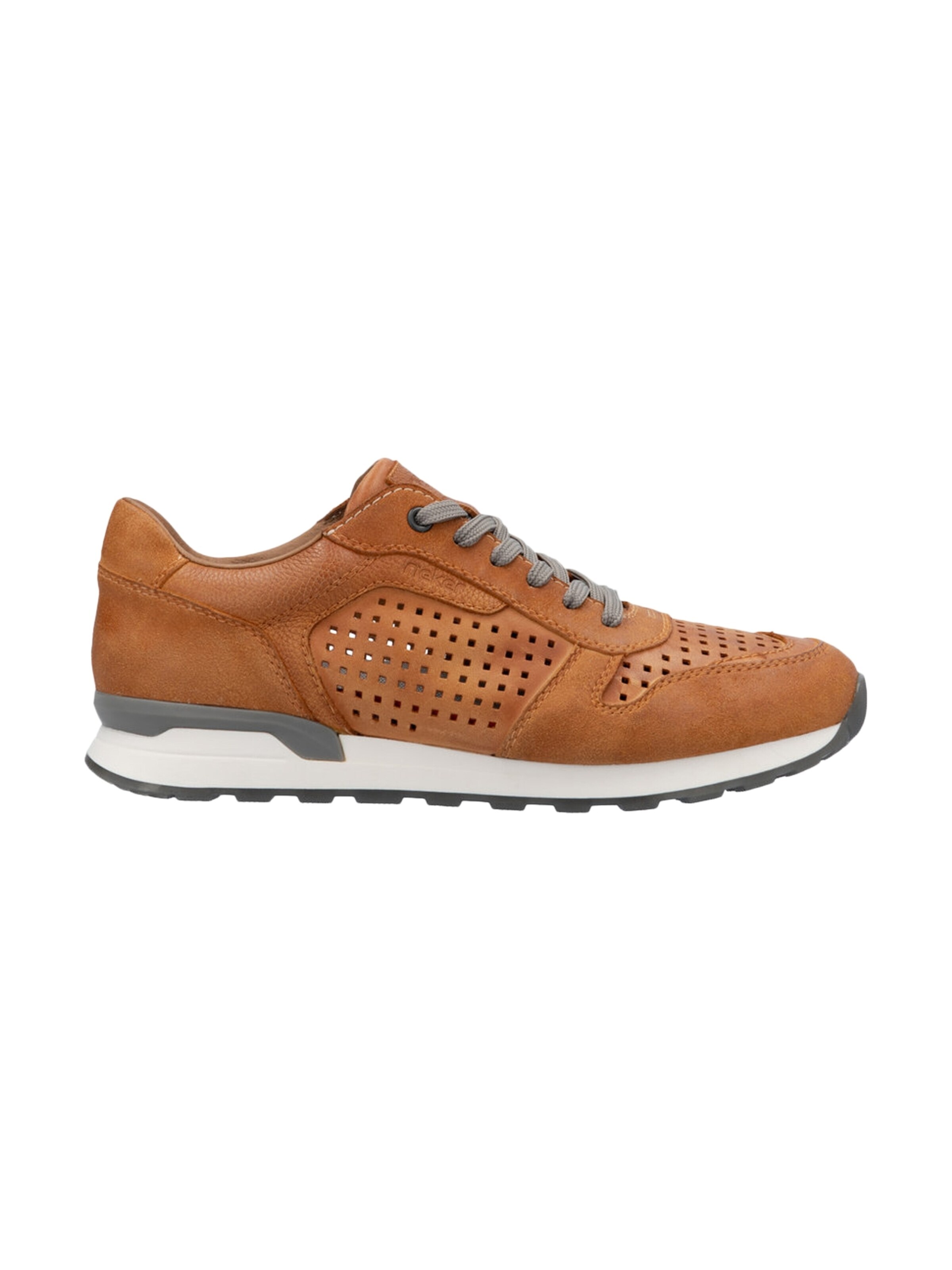 Rieker - Calzado deportivo con cordones 'Sneaker aus Sheepsuede-Leder' en marrón