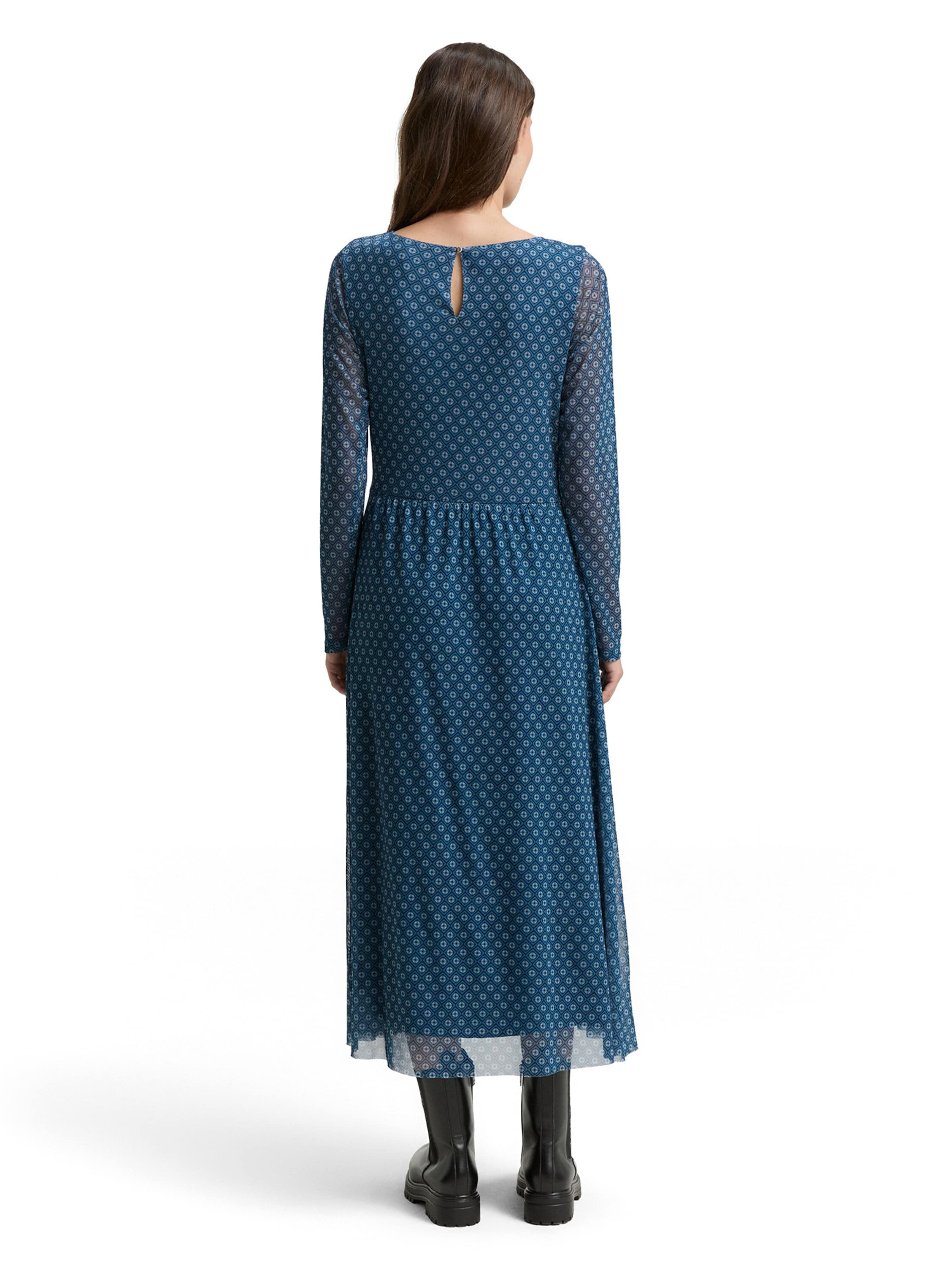 TOM TAILOR Kleid in Blau