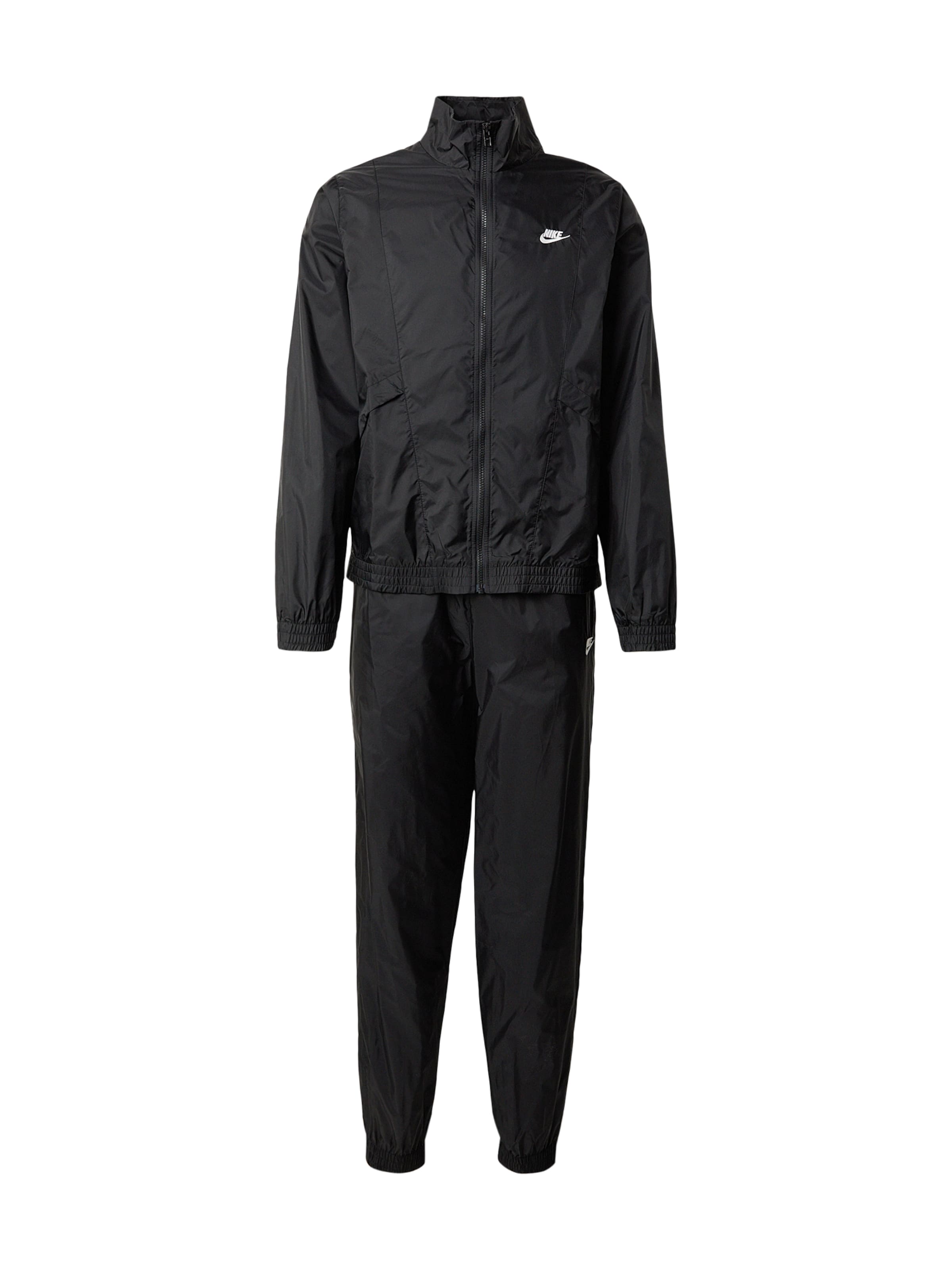 Nike Sportswear Joggingpak 'Club' in Zwart: voorkant