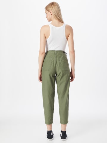Madewell Normalny krój Spodnie w kolorze zielony