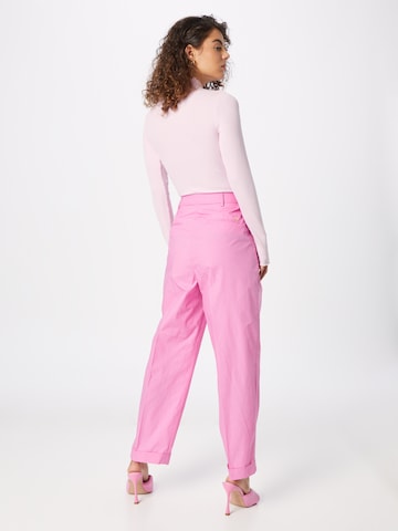 SCOTCH & SODA Loosefit Kalhoty se sklady v pase 'Mila' – pink