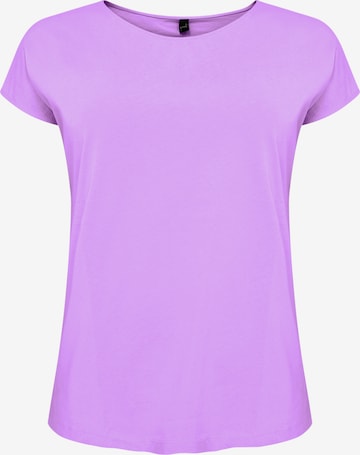 T-shirt Yoek en violet : devant