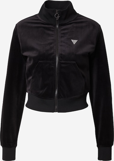 GUESS Sports sweat jacket 'COUTURE' in Black, Item view