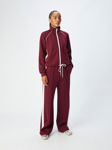 Loosefit Pantalon 'OBJCASSIDY' OBJECT en rouge