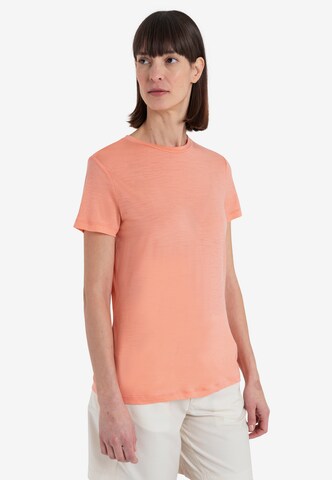ICEBREAKER - Camiseta funcional 'Tech Lite III' en naranja: frente
