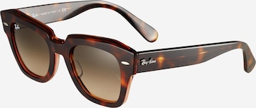 Lunettes de soleil '0RB2186' Ray-Ban en marron : devant