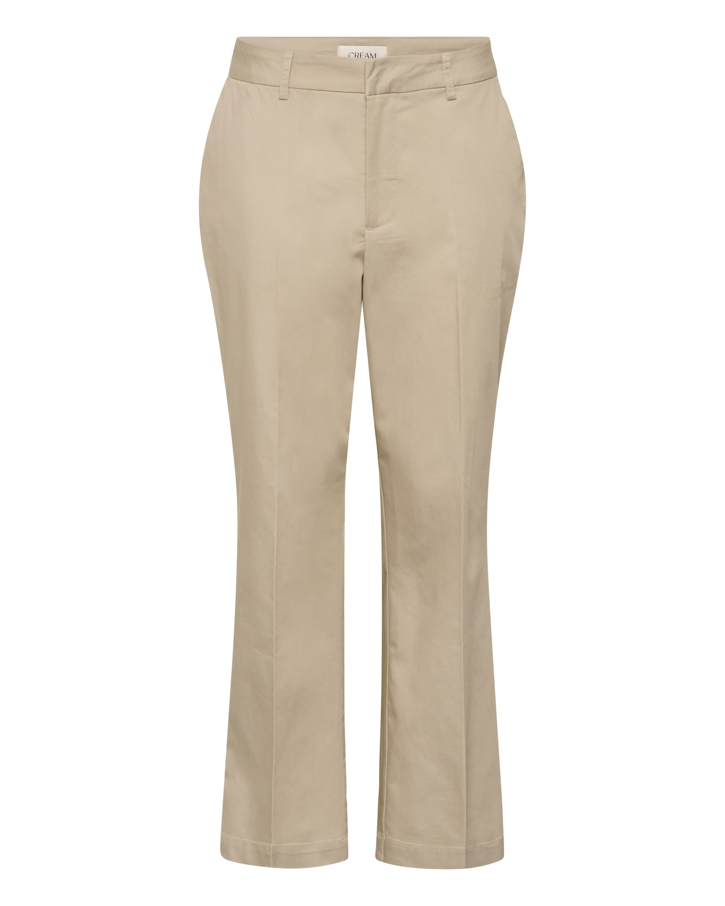 Cream Regular Pleated Pants 'CRGia' in Grey: front