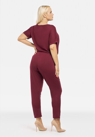 Tuta jumpsuit 'IBIZA' di Karko in rosso