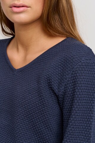 Oxmo Strickpullover "HANNA" in Blau